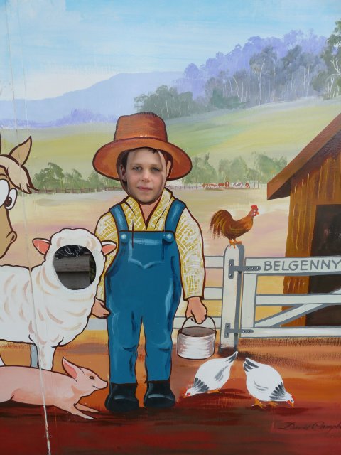Boy enjoying Belgenny Farm