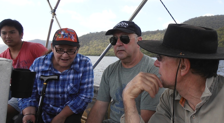 Christine and Stephen Lewis return to Marramarra Creek and remember their childhood on Hawkesbury and Bar Island  2014